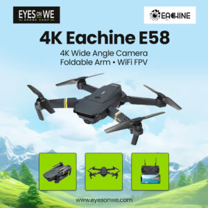 E58 Beginner  Drone with Foldable Arms and FPV Camera