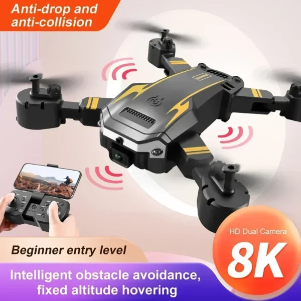 New G6 Drone 8K 5G GPS Professional HD 360 ° Aerial Photography Dual-Camera Foldables Obstacles Avoidanc Brushless Quadrotor 5KM - Image 3