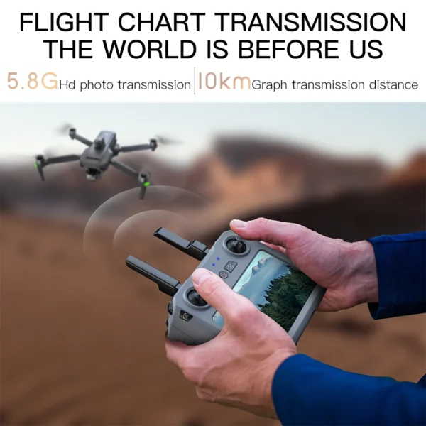 ZLL SG909 SG909MAX Professional Drone With 4K Camera GPS 3-Axis Gimbal 360 Obstacle Avoidance Touch Screen FPV Brushless RC Dron - Image 4