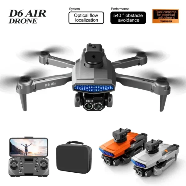 Xiaomi MIJIA D6 Drone 4K Professional High-Definition Dual Camera Five-Sided Obstacle Avoidance Light Flow ESC Quadcopter Toy - Image 6