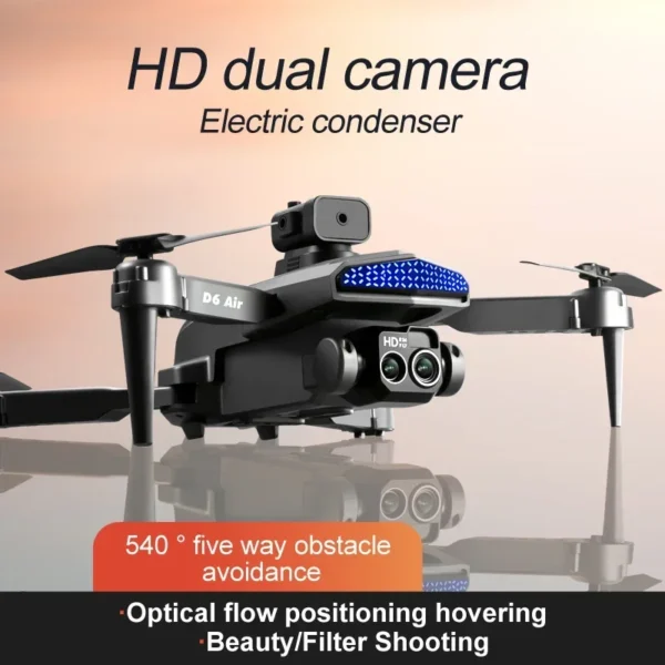 Xiaomi MIJIA D6 Drone 4K Professional High-Definition Dual Camera Five-Sided Obstacle Avoidance Light Flow ESC Quadcopter Toy - Image 2